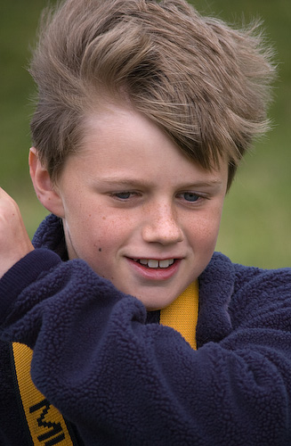 Jack flew Dad's Falcon with great assurance