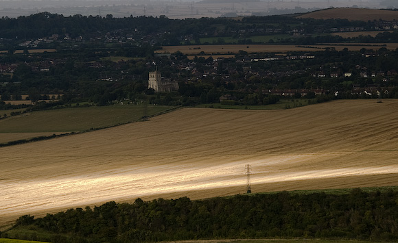 Edlesborough in the background