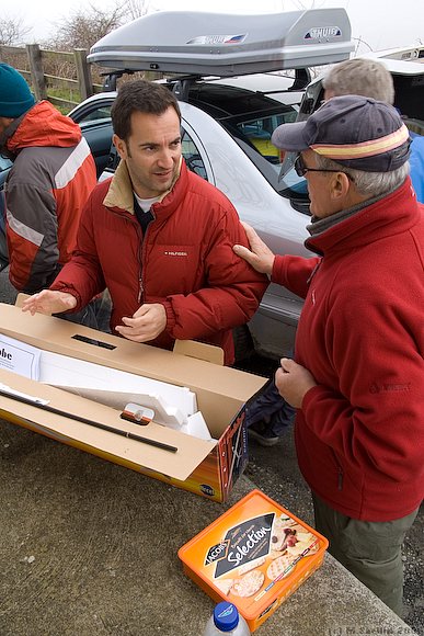 Alvaro and Vic. Al bought a load ofEasy Glider kits + all the bits to build during our trip.