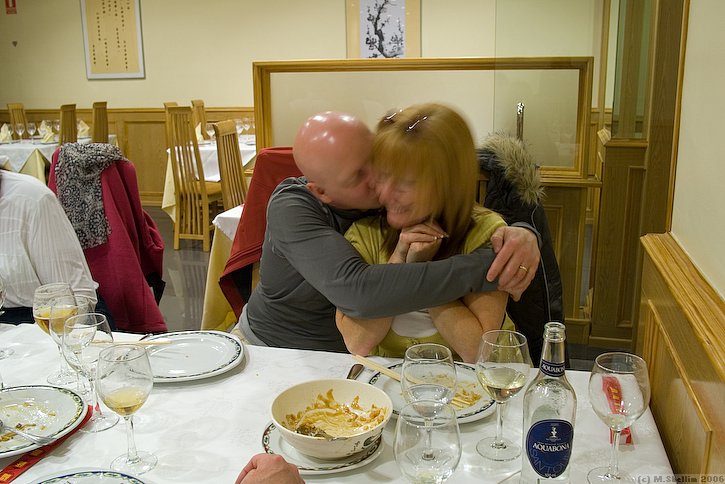 Kevin and Jan finally agree on the main course...!