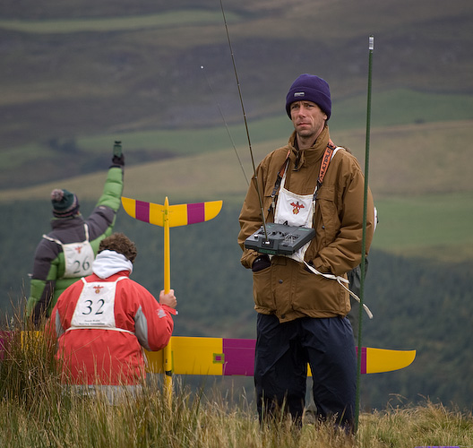 Alex McMeekin came in third, flying his venerable Falcon prototype
