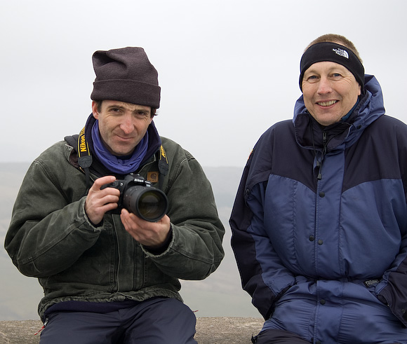 'Return of the Sig'! Simon Atkinson with Paul Jubb.