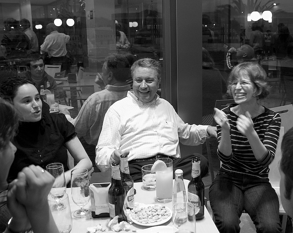 The organisers laid on a splendid banquet within staggering distance of our rooms at the Hotel Borona.