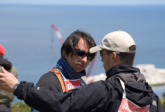 Fernando Moro discussing life and everything with Alberto D�az Lopez