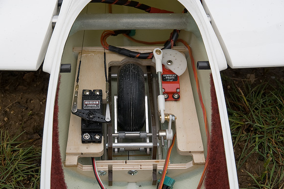 Came with servos installed, virtually ready to fly