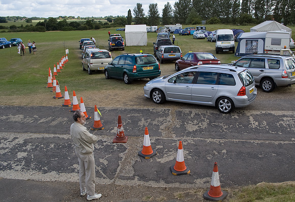 Traffic control at entrance