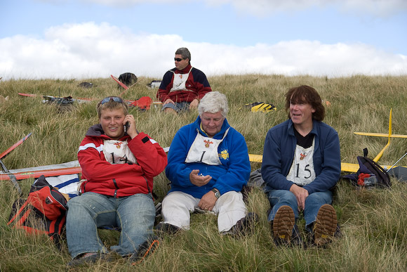 (front, L to R) Graham Reed, Tom MacPherson, Mark Freeman. (back) 6th place man John McCurdy.