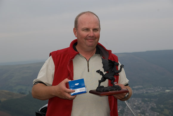 Espen with runner up trophy