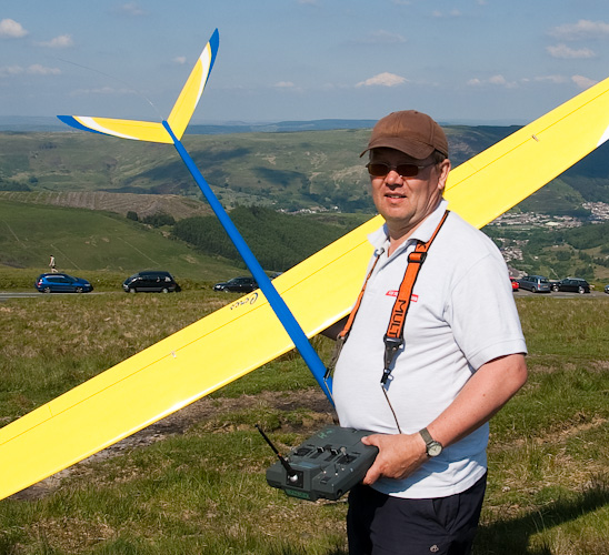 Mark Passingham, taking a break from F3B