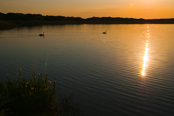 AFTER HOURS The pool at Kenfig
