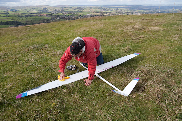 Abbo wiping off his gorgeous Extreme. Suffered some (non-terminal) damage later on.