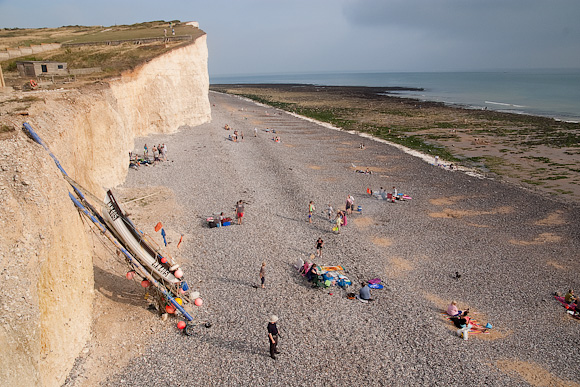 Would you lie under that cliff?