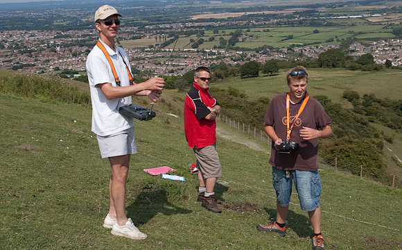 Gary Harrison, John Phillips and Graham Reed