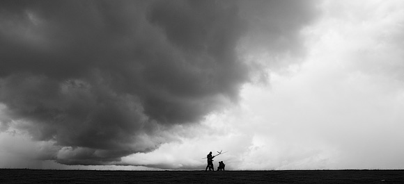 The first day was hit by heavy showers