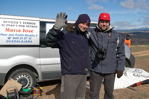 Friendly local flyers Jose and Raul. If you want to know the history of the region they are the ones to ask.