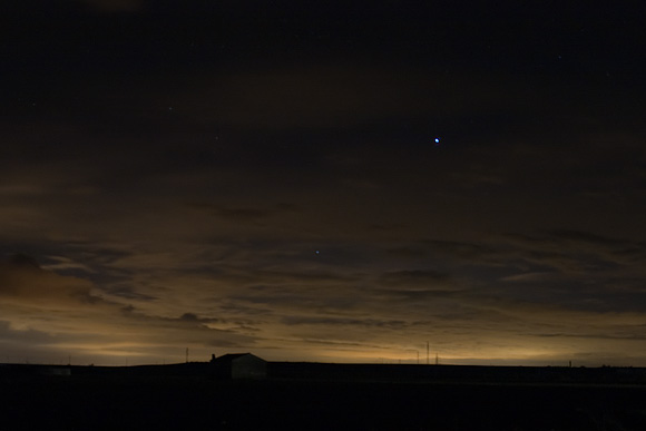 Night glow. Kevin and I each had some fun with this scene, very long exposures were necessary.