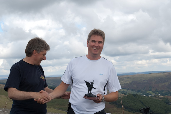 Bjorn Tore Hagen with even scarier runner-up trophy