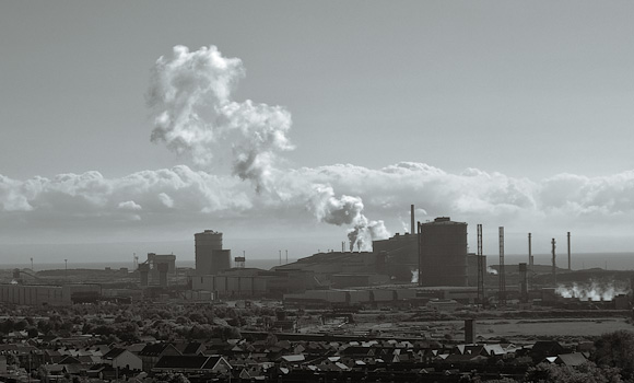 Steel works at Port Talbot