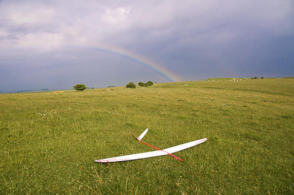 Somewhere, over the rain-bow... there's a lot more rain