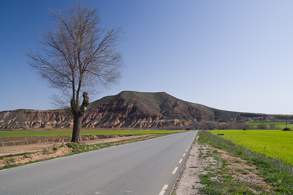 La Muela under a cloudless sky