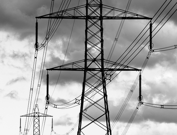 Pylon near Selby