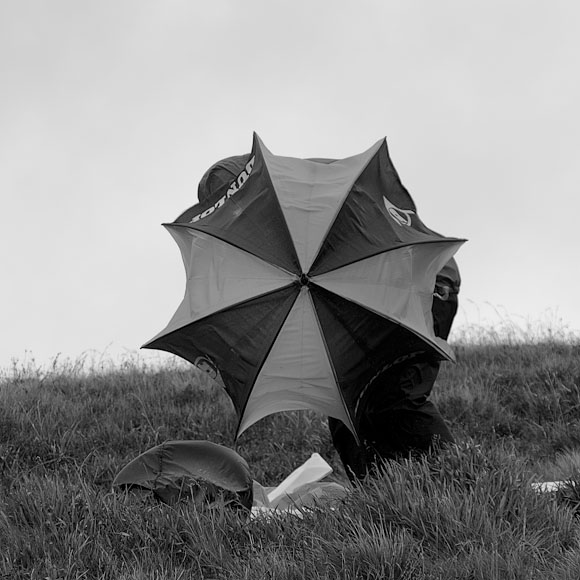 Umbrellas were the real stars today