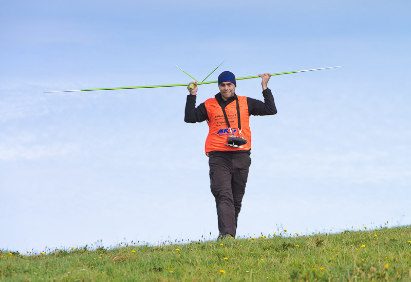 Paul Upton with his Martinet