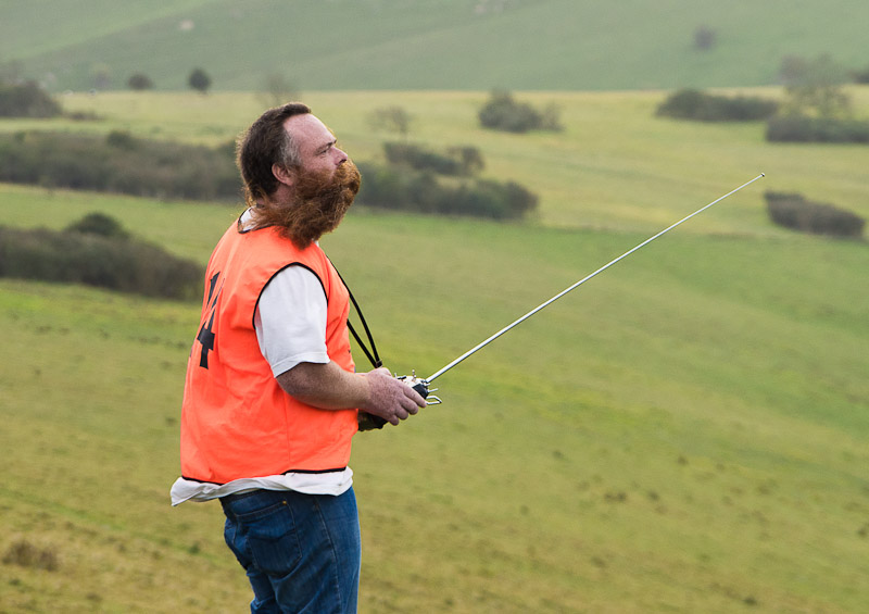 Mark Treble shoots the breeze with his Wizard Compact