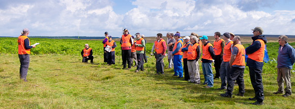 DAY ONE (Saturday): Pilots briefing at the Levisham slope