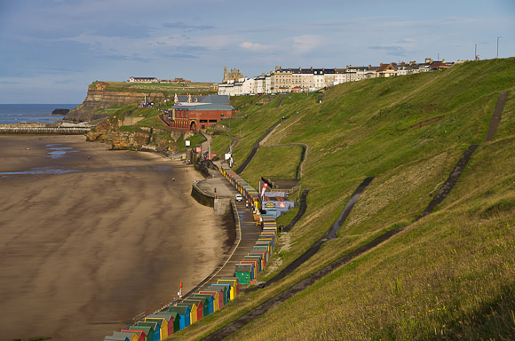 Whitby in evening light.