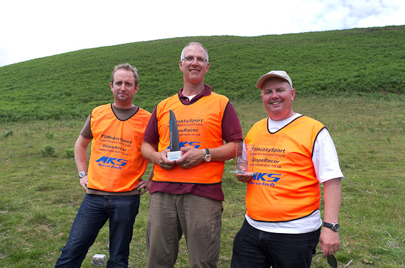 Joel West (3rd), Dieter Perlick (winner), Espen Torp (runner up)