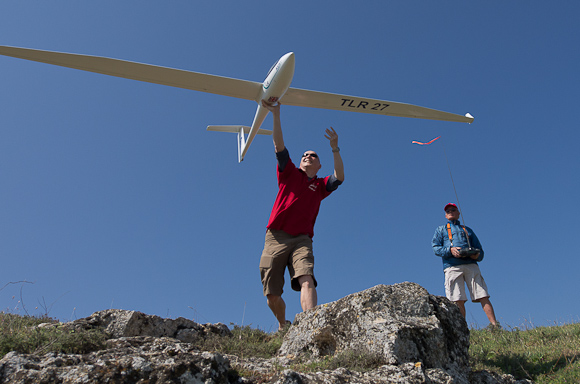 Kevin launching the ASW 27