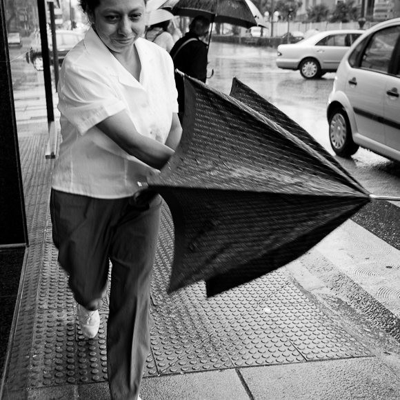 Rain stopped barbecue