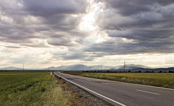 The road to Torrelaguna. This is a view I've wanted to shoot for years, but the light was poor.